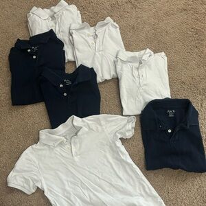 Children’s Place Short Sleeve Uniform Shirts Lot